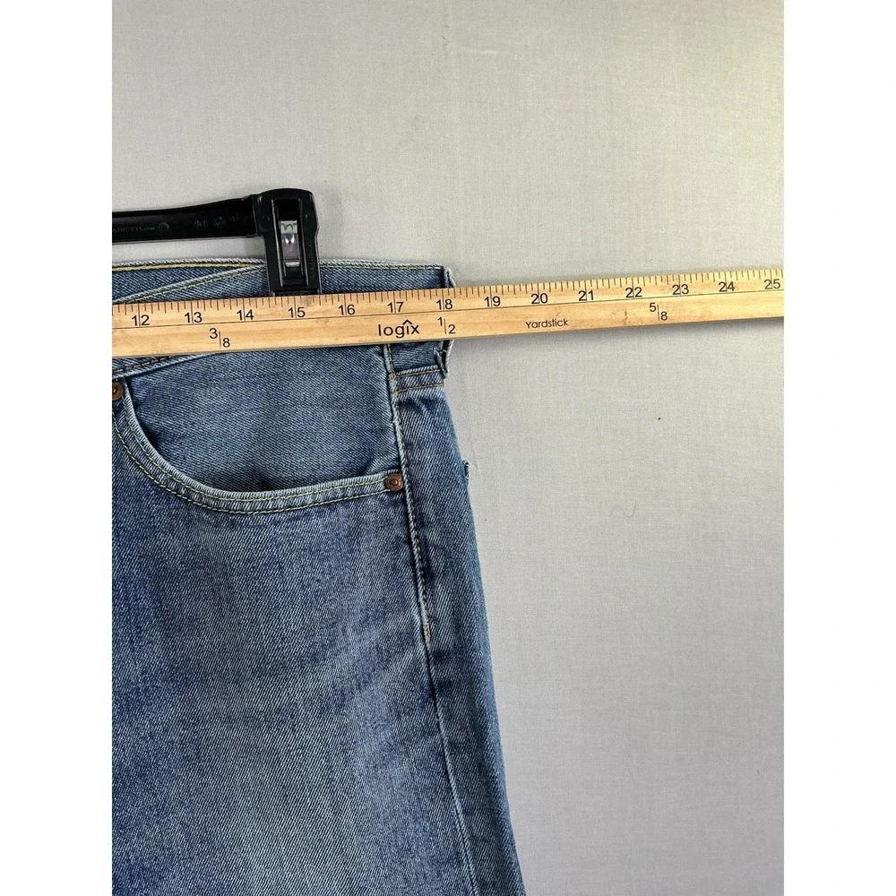 Levi's 505 Men's Straight Leg Jeans Blue Denim Size 34x29 Classic Fit